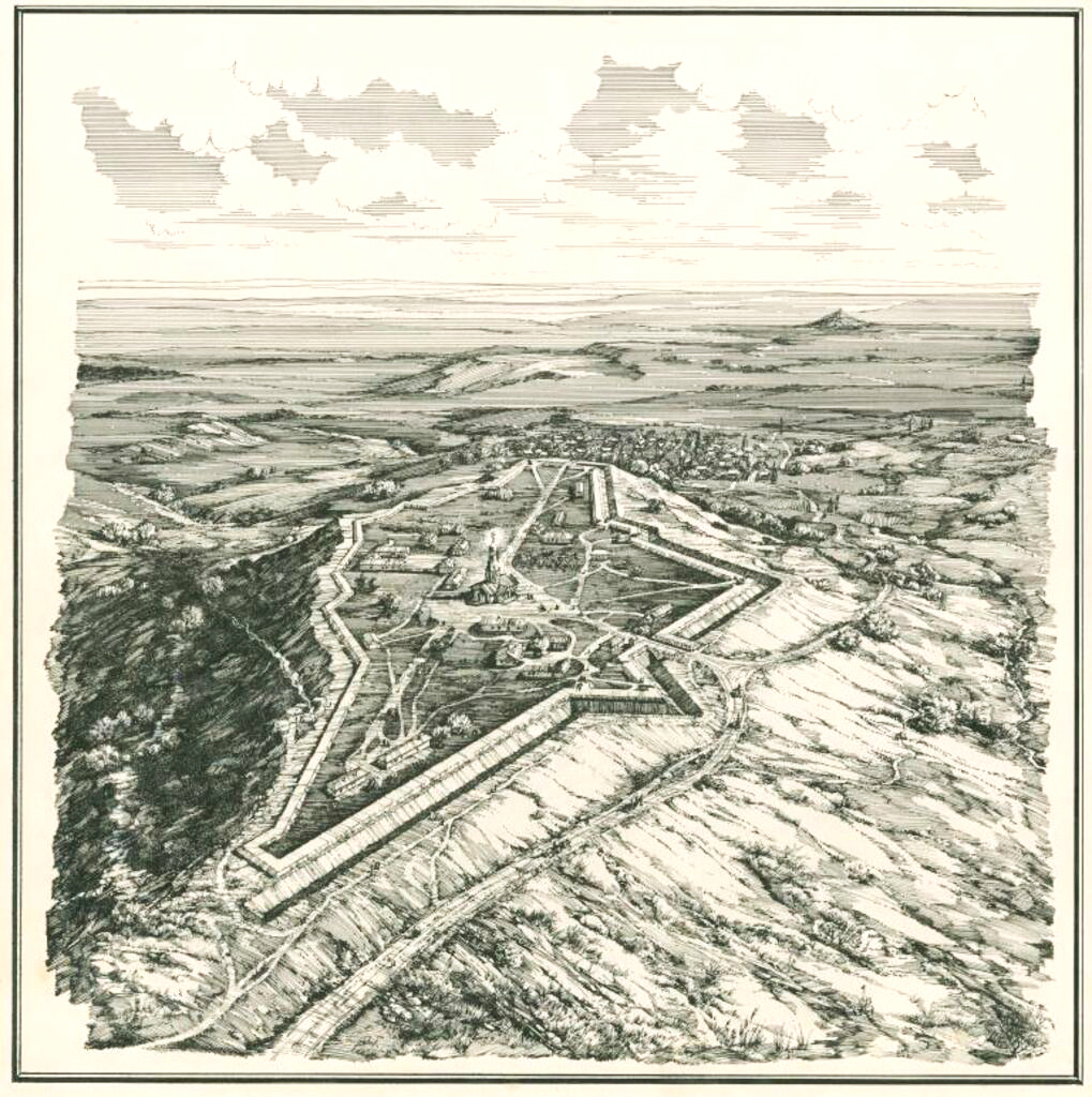 06а Крепость Ставропольская в 1801 г. Графическая реконструкция. Из фондов Ставропольского музея-заповедника.JPG