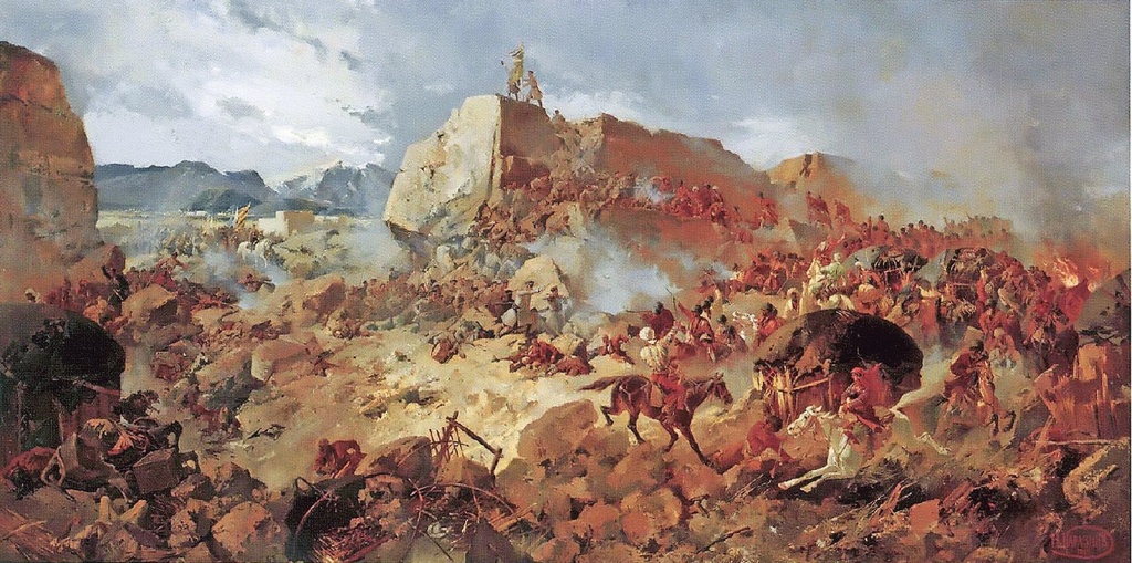 5. Н.Н. Каразин. Штурм Геок-Тепе. 1889 г..jpg