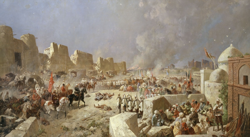 Н.Н. Каразин. Вступление русских войск в Самарканд. 8 июня 1868 года. 1888 г..jpg
