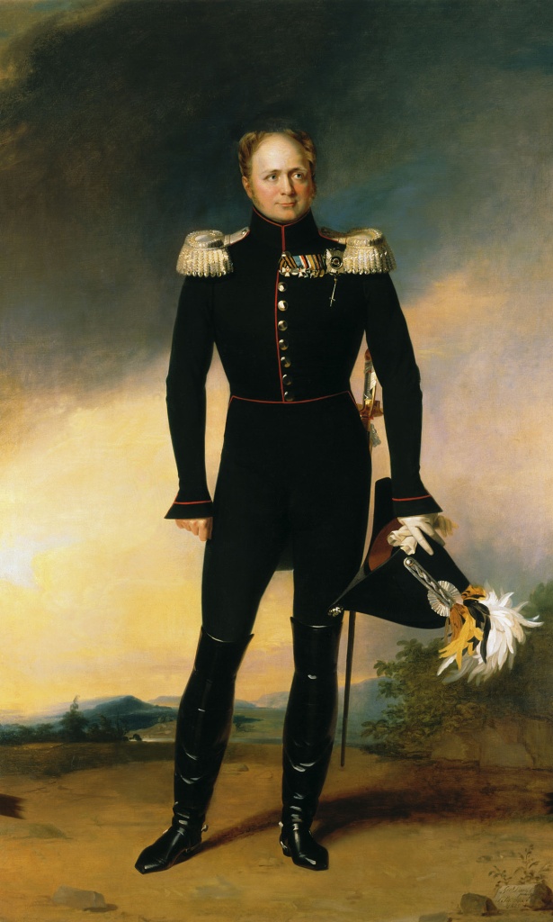02 Джордж Доу. Портрет императора Александра I. 1826 г. Источник ru.wikipedia.org.jpg