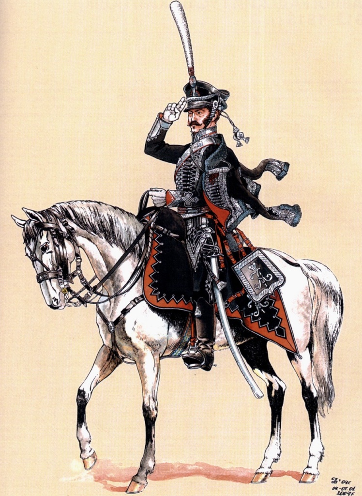 Реконструкция формы Александровского гусарского полка времен Отечественной войны 1812 г. Источник pinterest.com.jpg